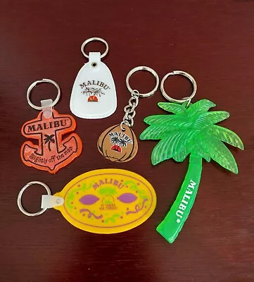 Malibu Coconut Rum Keychain Keyring Tree Anchor Coconut Lot Of 5 Advertising  • $19.95