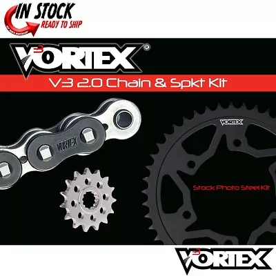 Vortex 520 Chain And Sprocket Kit 15-43 Tooth CK5231 For Suzuki GSX-R600 06-10 • $189.51