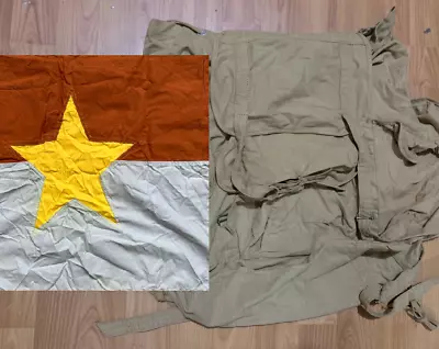 1 VC VIETNAMESE ARMY Combat Rucksack / Backpack  BONUS  A FLAG   • $59