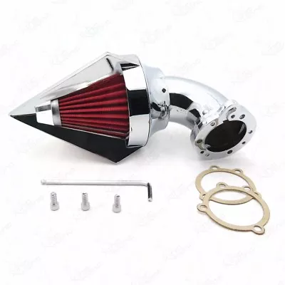 Triangle Spike Air Cleaner For Harley S&S Custom Cv Evo Xl Sportster Chrome • $73.63