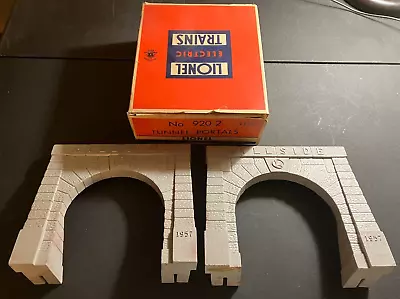 Postwar Lionel O-Gauge O27 No. 920-2 Tunnel Portals For Model Railroads With Box • $9