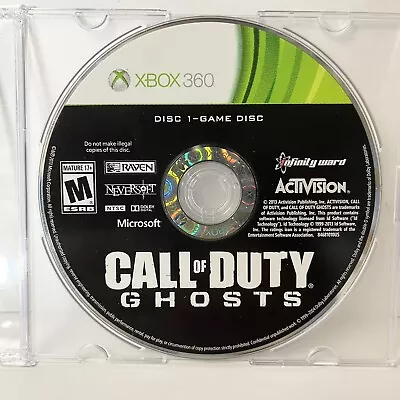 Call Of Duty Ghosts Disc 1 Game Disc Microsoft Xbox 360 (2013) Disc Only! • $4.95