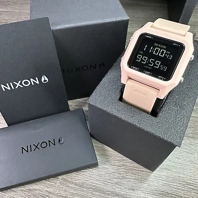 NEW✅ Nixon Pink Black The Staple Digital Dive Digital Watch A1309-220-00 • $109.99