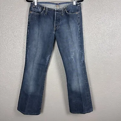 Replay Vintage Womens Low Rise Denim Jeans Y2K Flared 100% Cotton 30/32 • $19.01