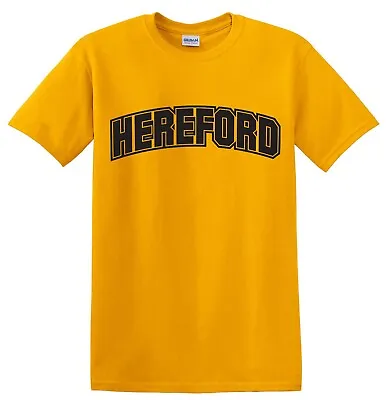 Hereford High School T-Shirt Medium Monkton Maryland GOLD New • $12.95