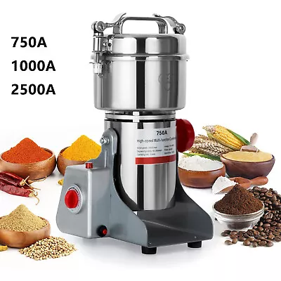 2500g Commercial Spice Grinder Electric Grain Mill Grinder High Speed Pulverizer • $97.79