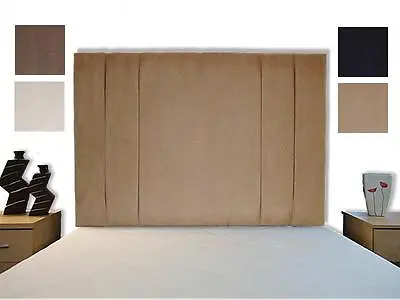 £49.50 • Buy Mili High Bed Headboard F.Suede Single, Double, King, Super All Sizes, Colours