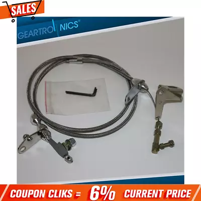 New 727 Stainless Braided Kickdown Cable Detent Mopar Transmission Fits Chrysle! • $23.16