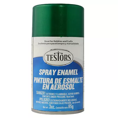 Testor Corp. Spray 3oz Jade Green Metal Flake TES1630T Plastics Paint Enamels • $9.49