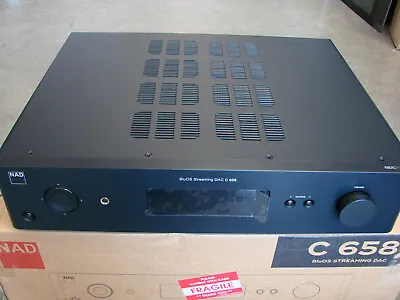NAD C658 Preamp/DAC/BluOS Streamer Pre Amplifier • $1198.98