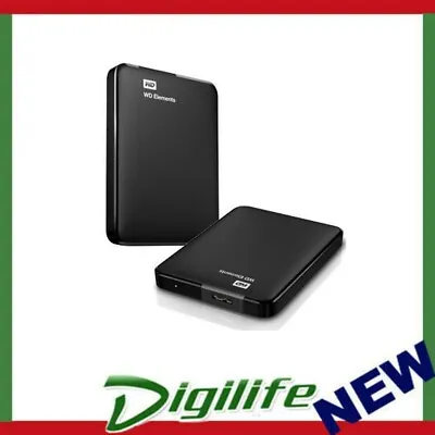 Western Digital WD Elements 1TB USB 3.0 2.5  Portable External Hard Drive - Slim • $123