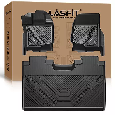 Floor Mats For 2015-2024 Ford F-150 F150 Super Crew Cab TPE All Weather Liners • $129.99