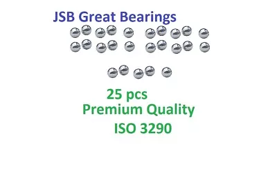 (QTY.25) 3/16  Bearing Balls G10 Ball 3/16 Inch Premium Precision AISI52100  • $4.71
