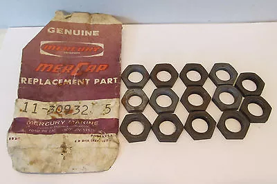 NOS (2) Mercury Quicksilver OEM Nut Pinion Gear To Drive Shaft 11-30932 30932 • $9.95