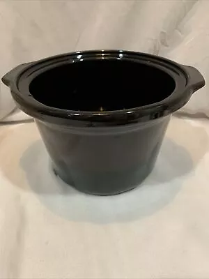 Crockpot Slow Cooker Model SCR400-B - 4 Quart Black Round Liner • $17.99