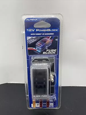 12V 4-Way Blade Fuse Box Holder Power Block For Car • $14.95