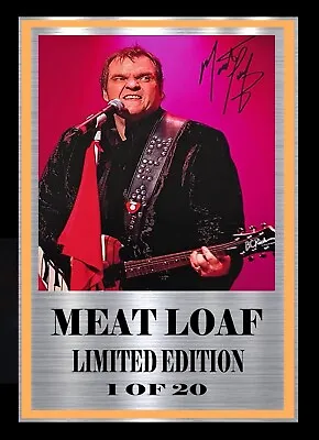 Meat Loaf     Signed  Limited Edition   Framed • £18.90