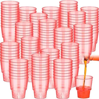 1000 Pcs Shot Glasses 2oz Clear Plastic Disposable Hard Cups Mini Party Sho... • $55.83