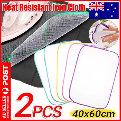 $6.25 • Buy 2Pcs Heat Protective Ironing Cloth Protective Ironing Mattress Mesh Pressing Pad