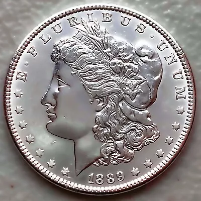 1889 Au/unc Morgan Silver Dollar 90% $1 Coin Us #z223 • $10.50