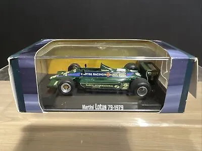 Boxed Rba Atlas Editions 1/43 1979 Martini Lotus 79 Carlos Reutemann - F1 Car • £10.99