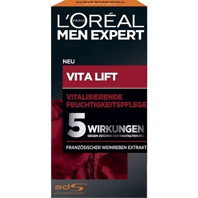 L'Oreal MEN Expert VITA LIFT Moisturizing Face Cream 50ml FREE SHIPPING • $25.99