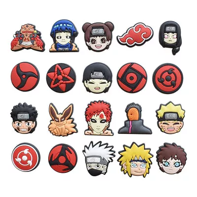 CROCS Anime Naruto Shoe Charms Jibbitz Accessories PVC Rubber UK  4=20% OFF • £1.69