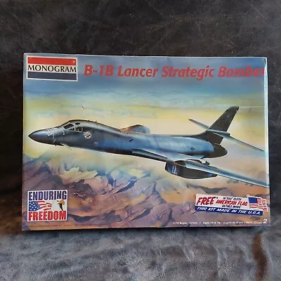 Monogram 1:72 Scale B-1B Lancer Strategic Bomber Plane Model Kit - NOS Sealed • $110.50