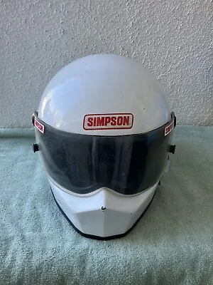 Vintage Simpson Motorcycle Helmet • $149