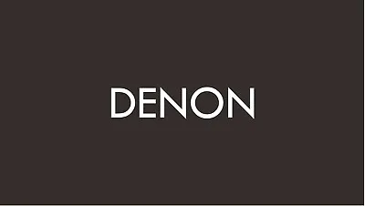 DENON Owner's Manuals (Comb Bound With Protective Cover)(#1 Of 2) • $32.95