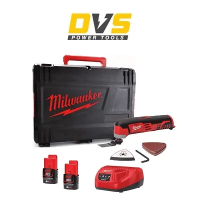 Milwaukee C12MT-202X 12V Cordless Compact Multi-Tool With 2x2Ah Battery & HD Box • £179.95