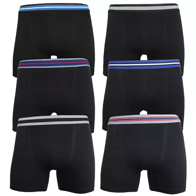 Men's Low Rise Trunks Hipster  Pack Of 6 Boxer Shorts Mens Underwear Stretch Men • £7.99