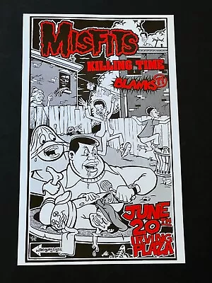 Misfits Fat Albert Cartoon Original Concert Poster Irving Plaza New York City • $150