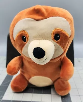 9  Goffa Sloth Soft Stuffed Plush Animal Toy Orange/Brown Squishy Sewn Eyes • $8