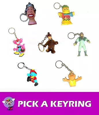 Keyrings Novelty Character ~ VINTAGE KEY RINGS ~ Loads To Choose From Here • £1.99