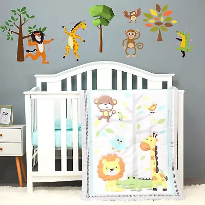 Baby Bees 3 Pieces Jungle Party Crib Bedding Sets For Boys And Girls Gray  • $4189.30