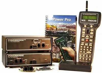 NCE 0007 PH10R POWER PRO 10 Amp O G SCALE DCC RADIO Starter Set W D408 Decoder • $859.95