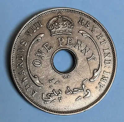 £4.99 • Buy 1936 British West Africa One Penny - Edward Vlll - High Grade 