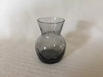 $35 • Buy Morgantown Glass Steel Blue Favor Vase