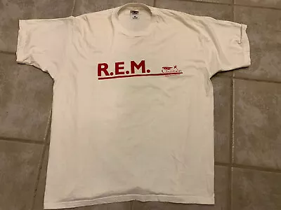 Vintage 1999 R.E.M. Double Sided Print Shirt (XL) Chastain Atlanta RARE Rock Alt • $69.95