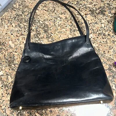 Monsac Black Leather Handbag • $13