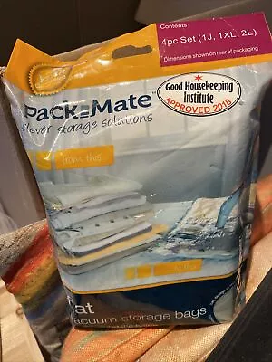 Vacuum Storage Bags Pack Of 4 JumboXl2xL Brand New  • £10