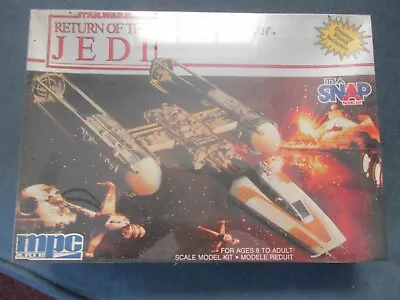 Star Wars Vintage Mpc Y-wing Fighter Plastic Model Kit Return Of The Jedi Snap • $15