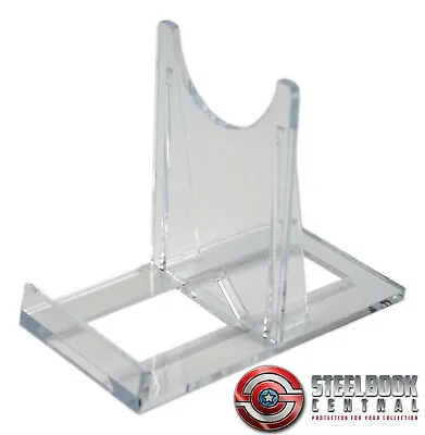 SS1 Blu-ray / DVD Steelbook Small Clear Plastic Display Stands (Pack Of 3) • £4.29