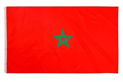 Moroccan Flag Moroccan Flag 90x150cm Flags Flags Morocco Hoist Flag • $9.53