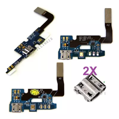 Samsung Galaxy Note 2 USB Charger Charging Port Dock Connector + MIC Flex Cable • $7.95