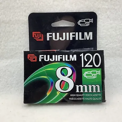 FACTORY SEALED Fuji Film 8mm P6-120 Video Cassette For Camera VHS Recorder Blank • $7.40