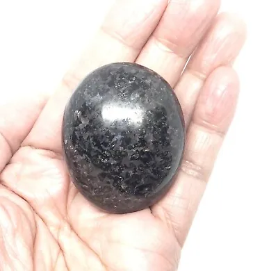 Indigo Gabbro (Mystic Merlinite) Palm Stone From Madagascar 74g Reiki • $15.99