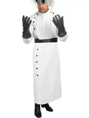 Adult Men's Mad Scientist White Lab Coat Costume • $53.98