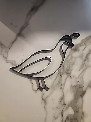 Metal Quail Garden 12  Animal Metal Statue For Yard Decoration Gifts Hollow Wire • £27.02